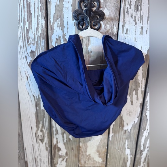 Lands End Swim Set Size 6- Draper James Top Size 6 Floral & Swim Skirt Navy - Picture 11 of 13